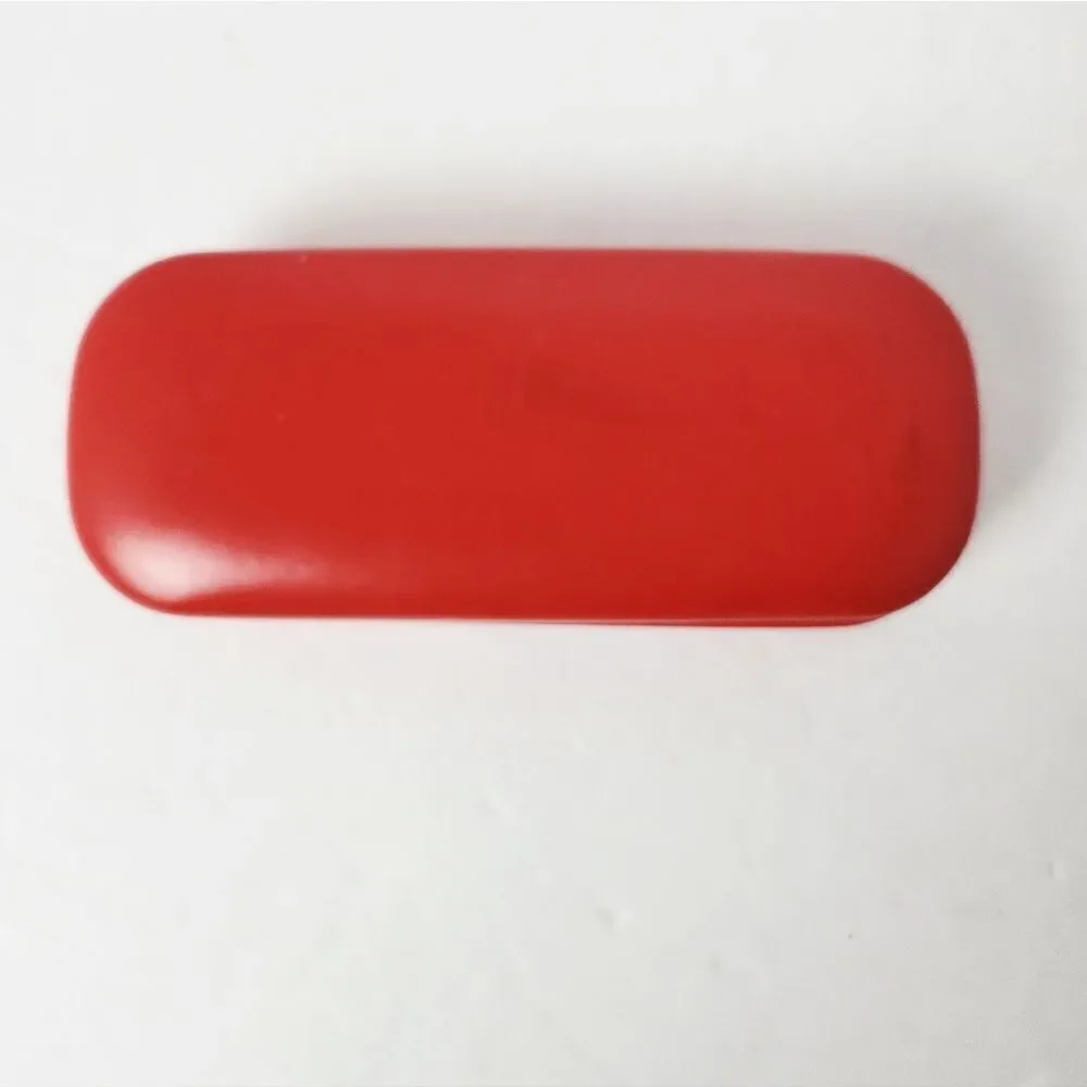 Valentino Hard Shell Eyeglasses Case Red 6x2.5